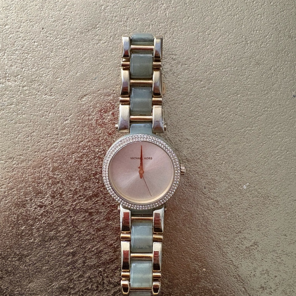 Michael Kors Gold and turquoise Watch